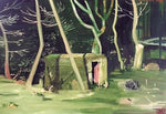 Bunker i skov