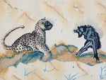 Leopard og Bavian